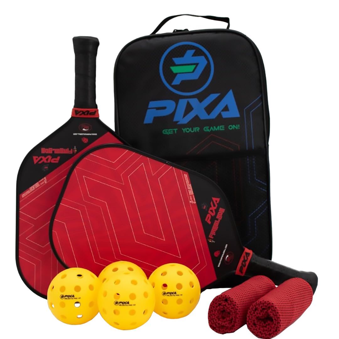 Amazon.com: PIXA Fireblade 16mm Fiberglass/Grit Pickleball Paddle